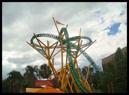 L'attraction "Cheetah Hunt" 